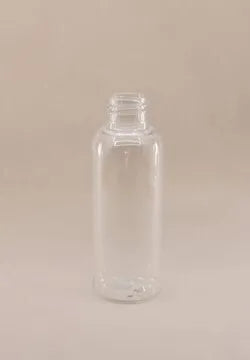 CLEARANCE Clear Plastic Bottle PET - 'Tall Boston' - 100ml - 24mm (24/410) (Pack of 100)