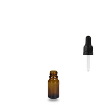 Amber Glass Bottle - 10ml - 18mm