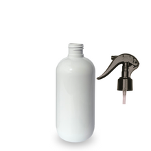 White Plastic Bottle rPET - 'Squat Boston' - 250ml - 24mm (24/410)