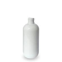 White Plastic Bottle rPET - 'Squat Boston' - 250ml - 24mm (24/410)