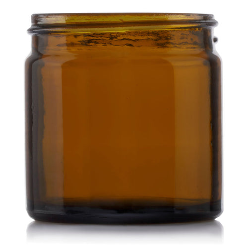 Amber Glass Jar & Black Lid - 50ml