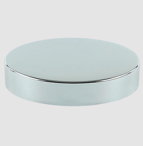 Silver Cap Plastic Jar Lid - Wadded - 89mm - (Full Carton of 330)