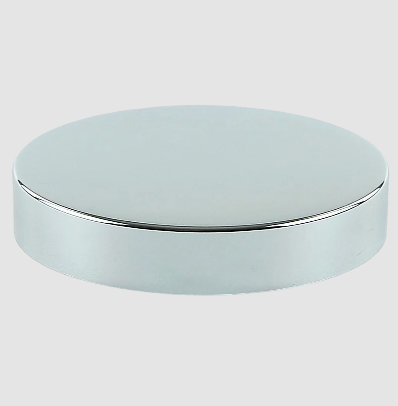 Silver Cap Plastic Jar Lid - Wadded - 89mm - (Full Carton of 432)