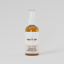 Organic Apricot Kernel Oil - Cold Pressed & Virgin (Glass Bottles)