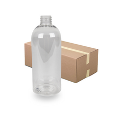 Clear Plastic Bottle PET 'Semi Squat' - 500ml - 28mm (28/410) (Full Carton of 210)