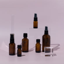 Amber Glass Bottle - (Serum / Gel Pump) - 15ml - 18mm