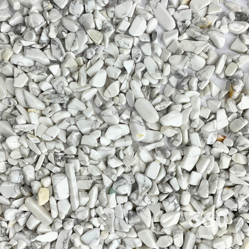 Crystal Gem Chips - White Howlite