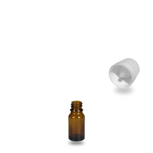 Amber Glass Bottle - 10ml - 18mm