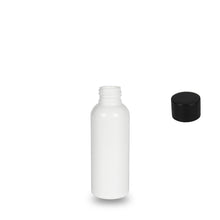 Recycled Plastic Bottle rPET - 'Tall Boston' - 100ml - (Screw Cap) - 24mm (24/410)