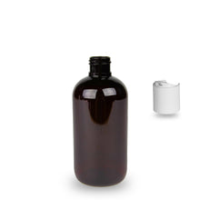 Plastic Bottle rPET - 'Squat Boston' - 250ml - (Disc Top) - 24mm (24/410)