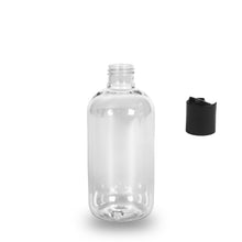 Plastic Bottle rPET - 'Squat Boston' - 250ml - (Disc Top) - 24mm (24/410)