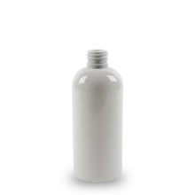 White Plastic Bottle rPET - 'Squat Boston' - 250ml - 24mm (24/410)