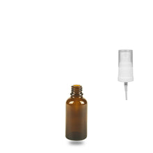 Amber Glass Bottle - Fine Mist Spray Atomiser
