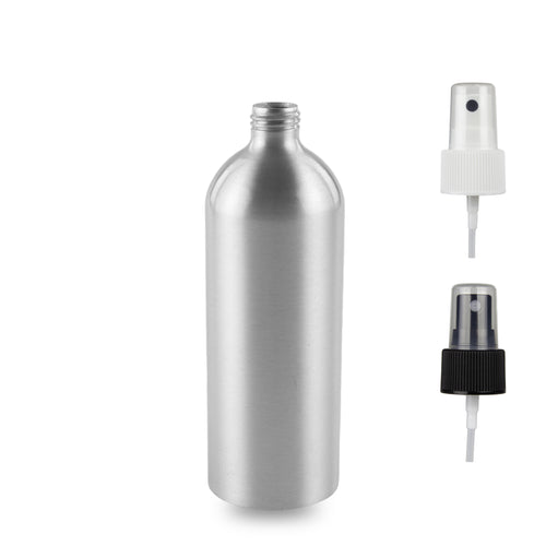 Aluminium Bottle - (Atomiser/Spritzer) - 500ml - 24mm (24/410)