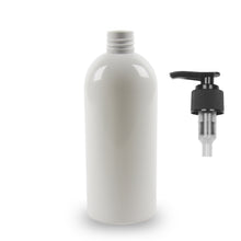 White Plastic Bottle PET 'Semi Squat' - 500ml - 28mm (28/410)