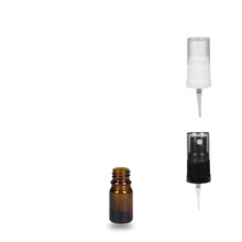 Amber Glass Bottle - (Atomiser/Spritzer) - 5ml - 18mm