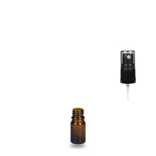 Amber Glass Bottle - (Atomiser/Spritzer) - 5ml - 18mm