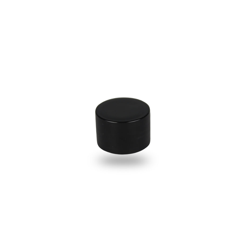 Black Screw Cap - Smooth - 24mm (24/410) - SCS-24B1